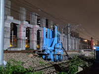 上海朗信助力上海莘庄地铁站上盖综合开发项目静压钢板桩